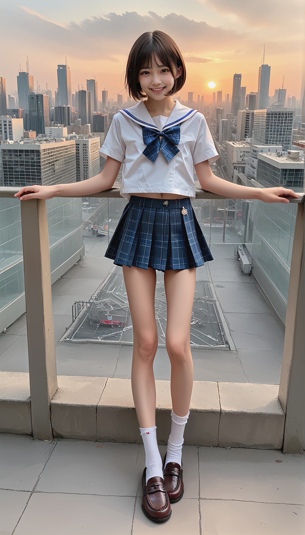 ミニスカ制服のコトちゃん