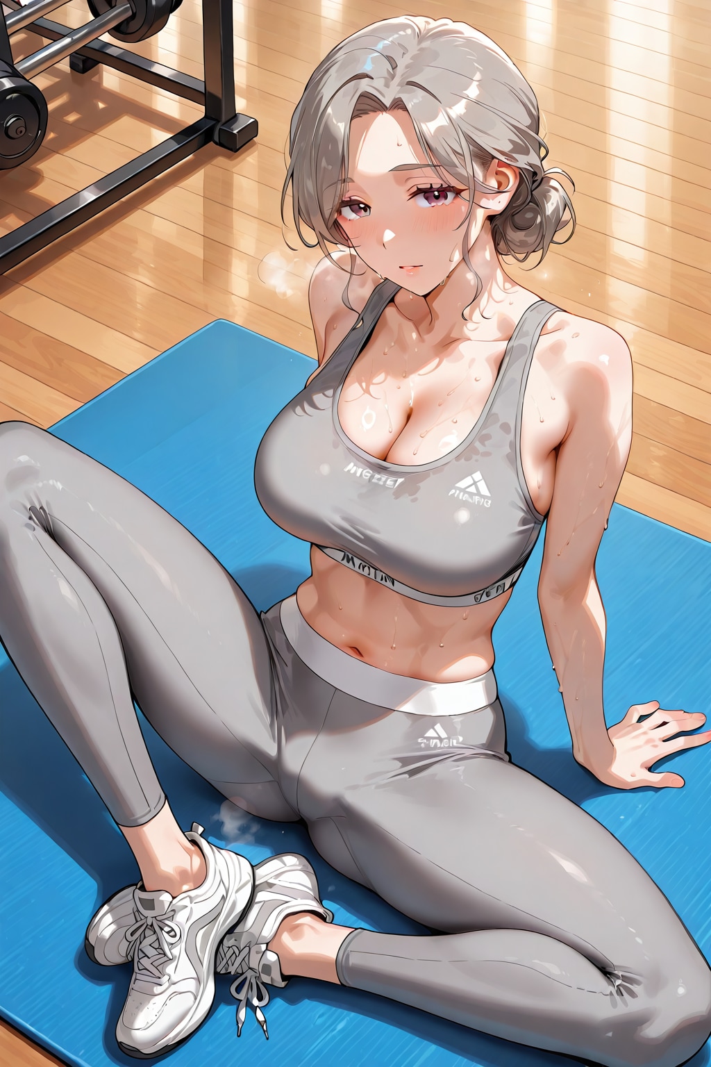 人妻お姉さん　ジム4