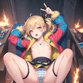 アヘ顔ではしゃぐ 2枚目