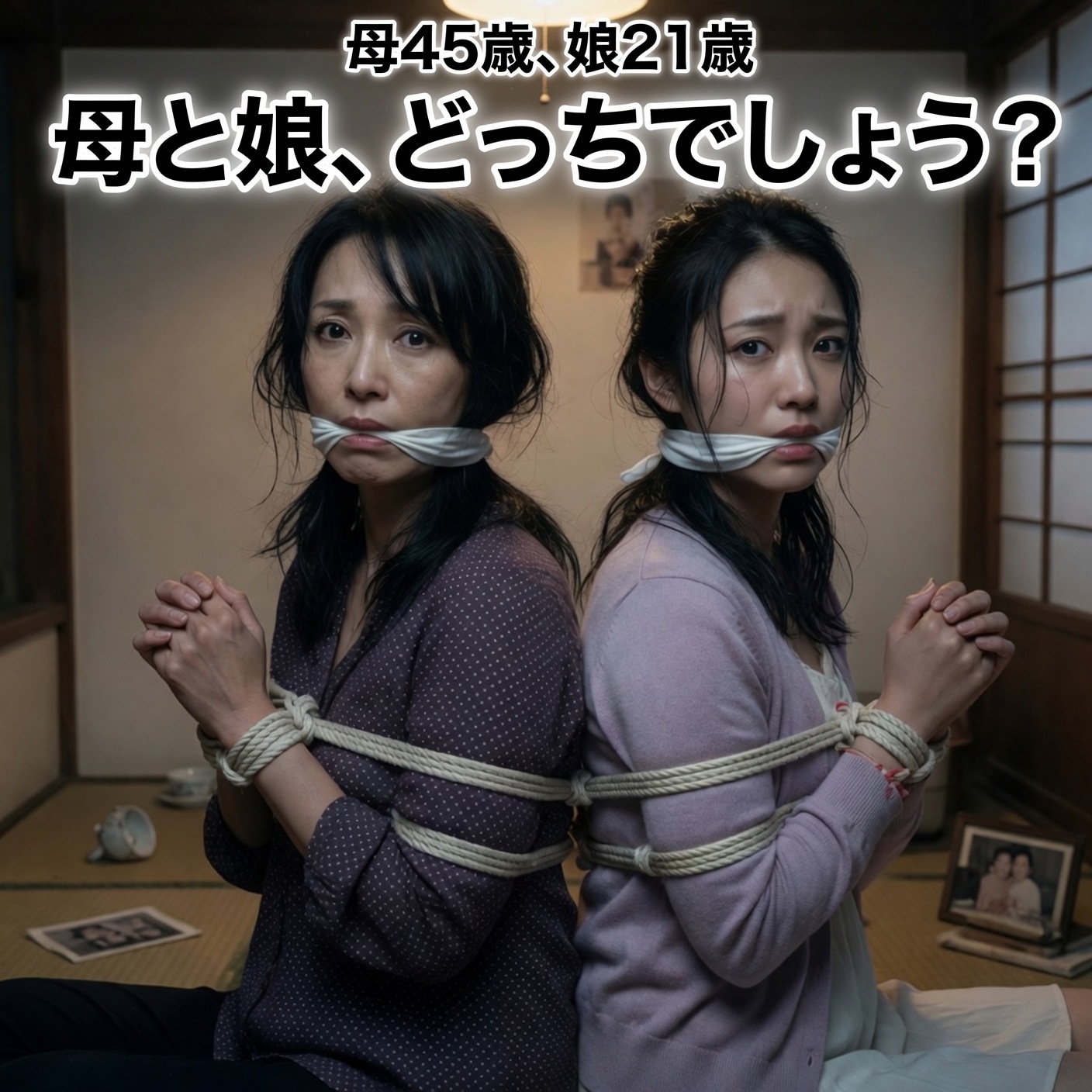 母と娘、どっちでしよう？
