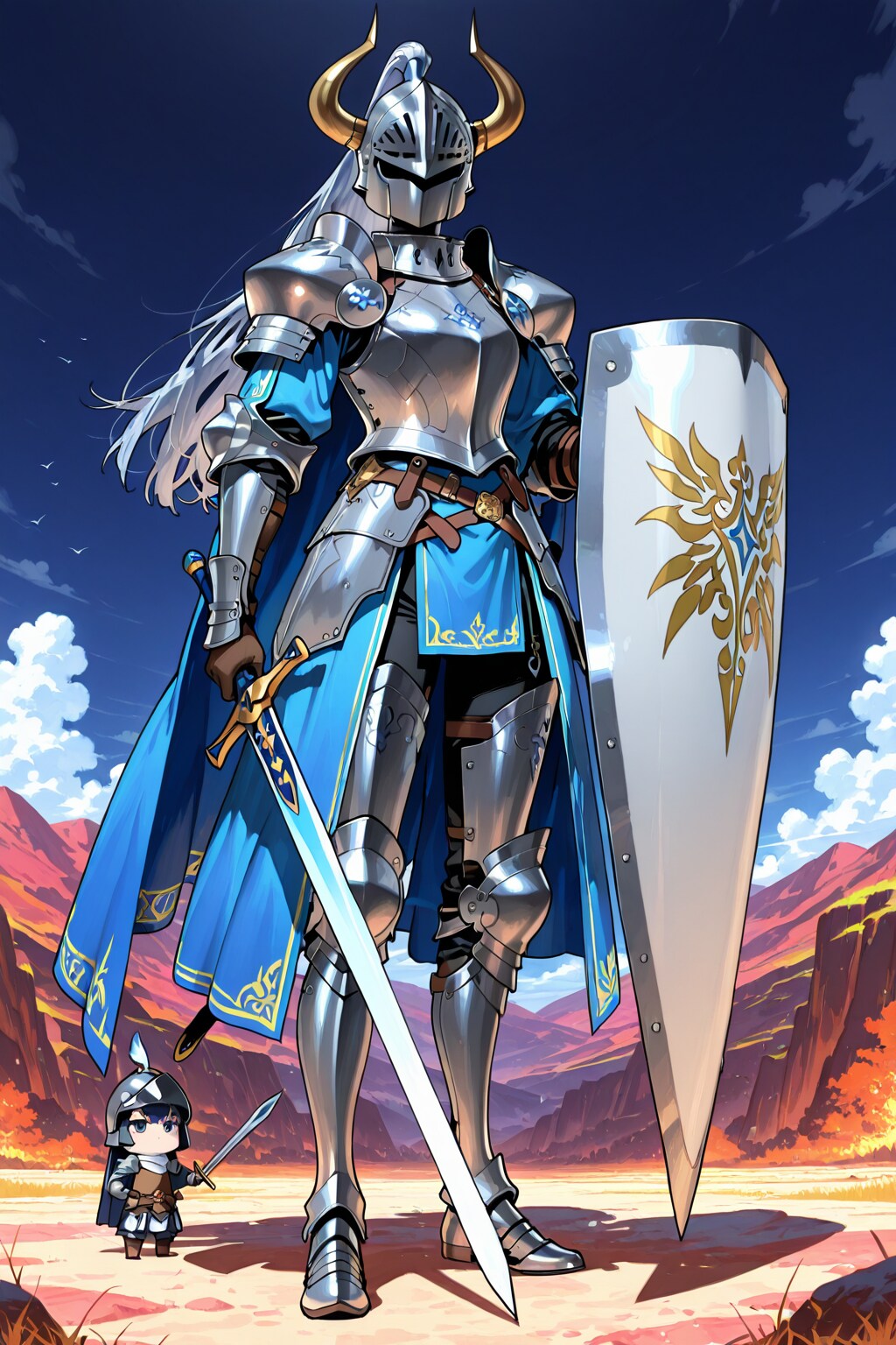 カイトシールド装備の騎士 | の人気AIイラスト・グラビア