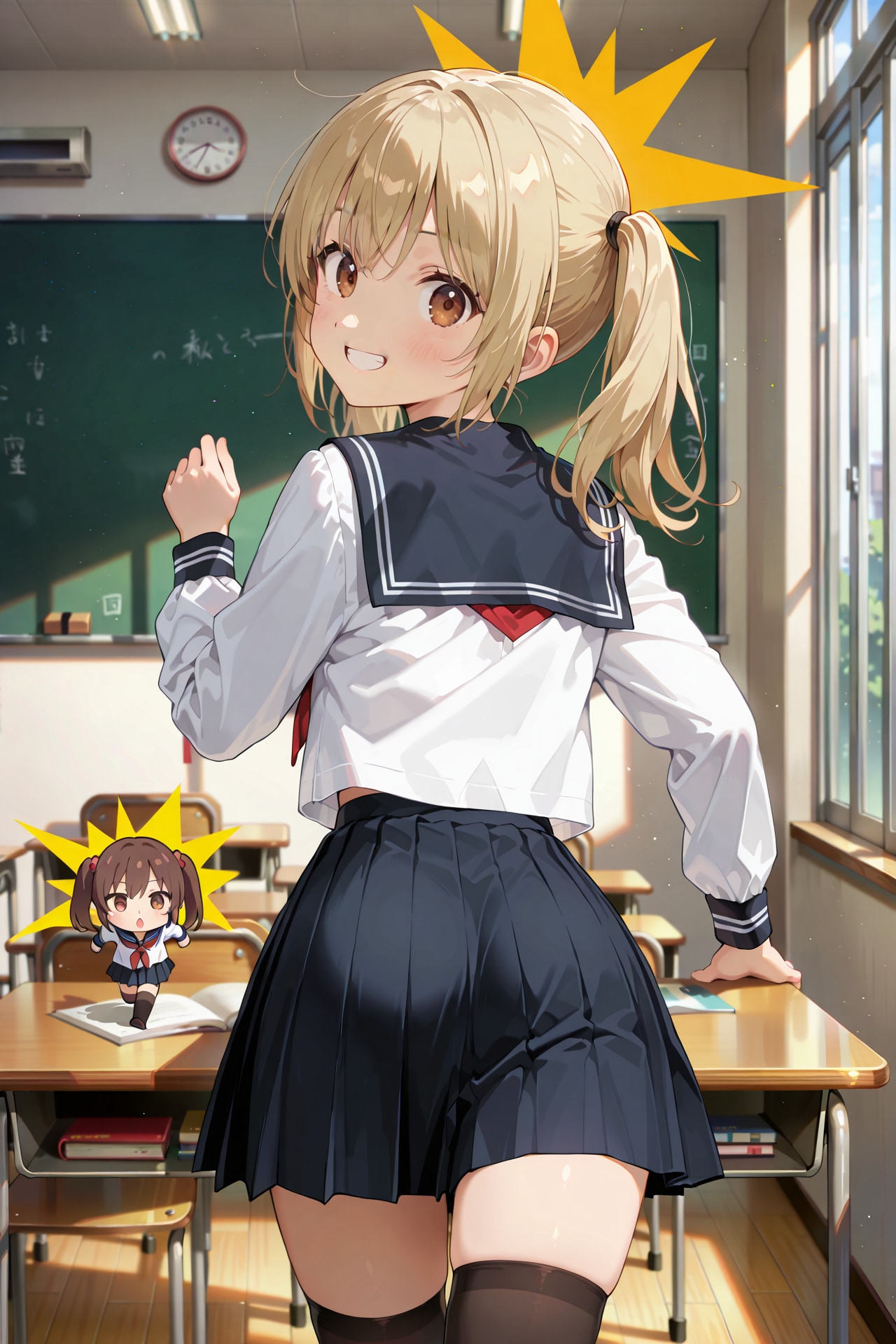 制服ちびキャラデイズ Z409 | の人気AIイラスト・グラビア