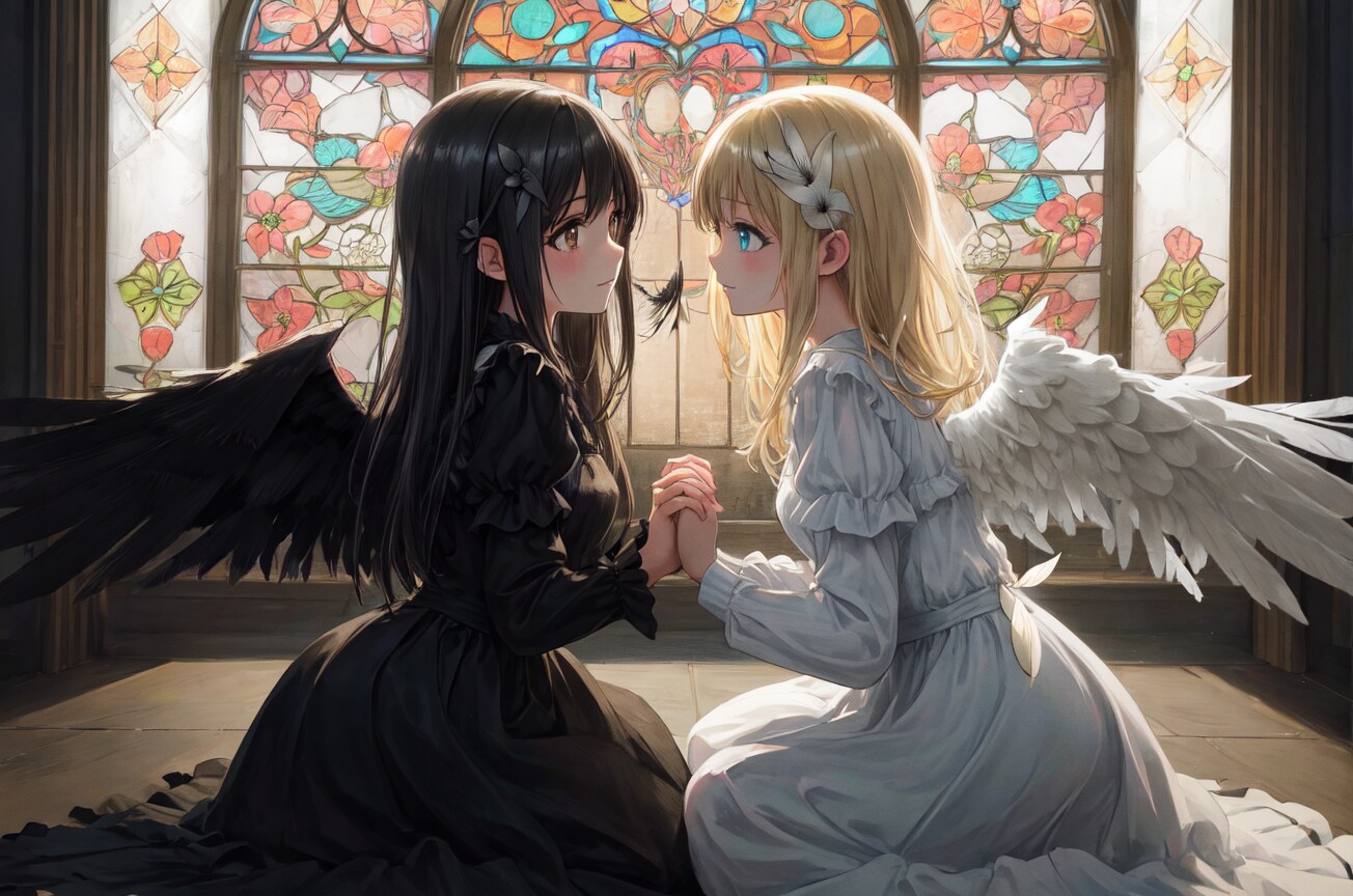 白と黒