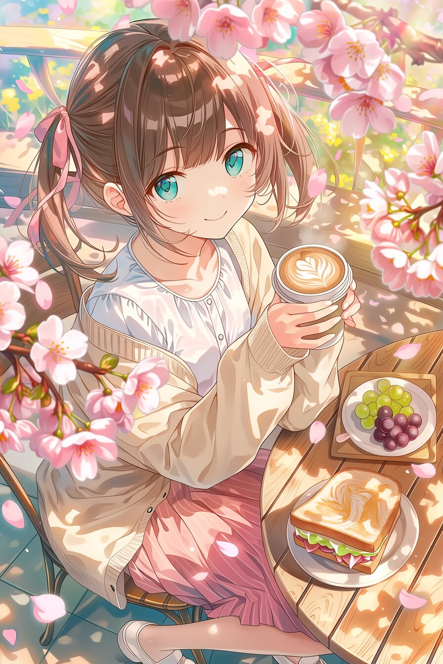ホットサンドとぶどう