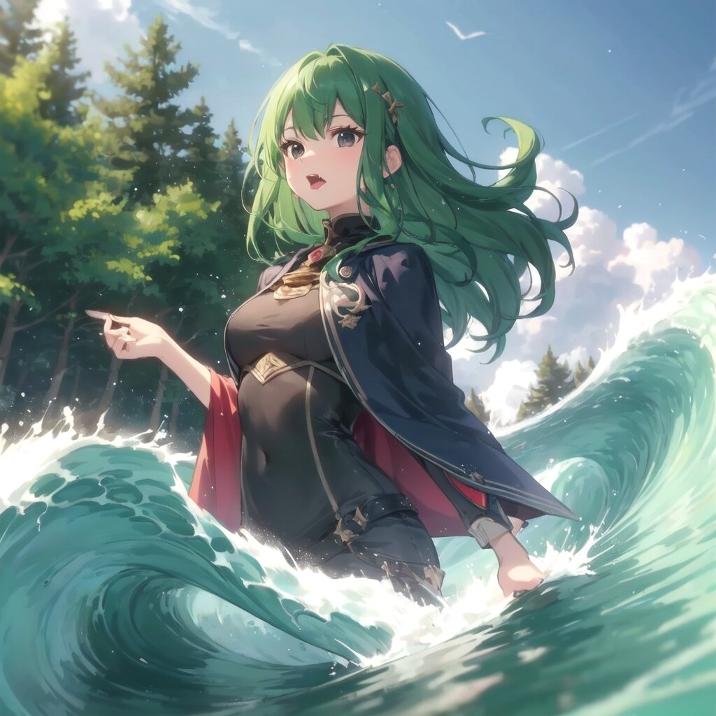 高知【都道府県擬人化シリーズ㊴】 | の人気AIイラスト・グラビア