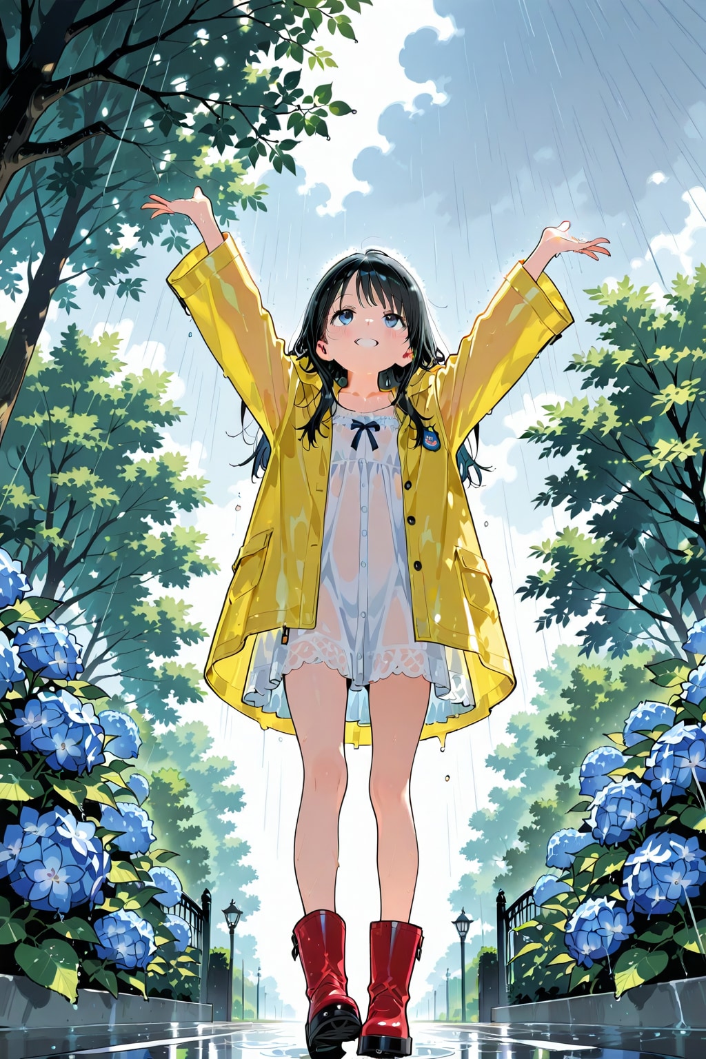 【企画：紫陽花】幼女と雨と紫陽花⑥