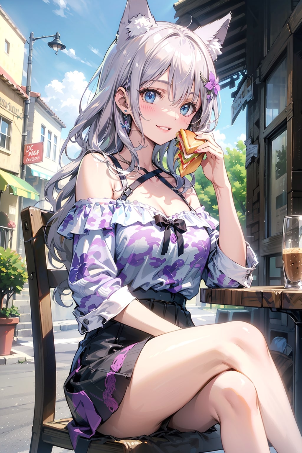 今日はオフだよ🐺✨ | の人気AIイラスト・グラビア