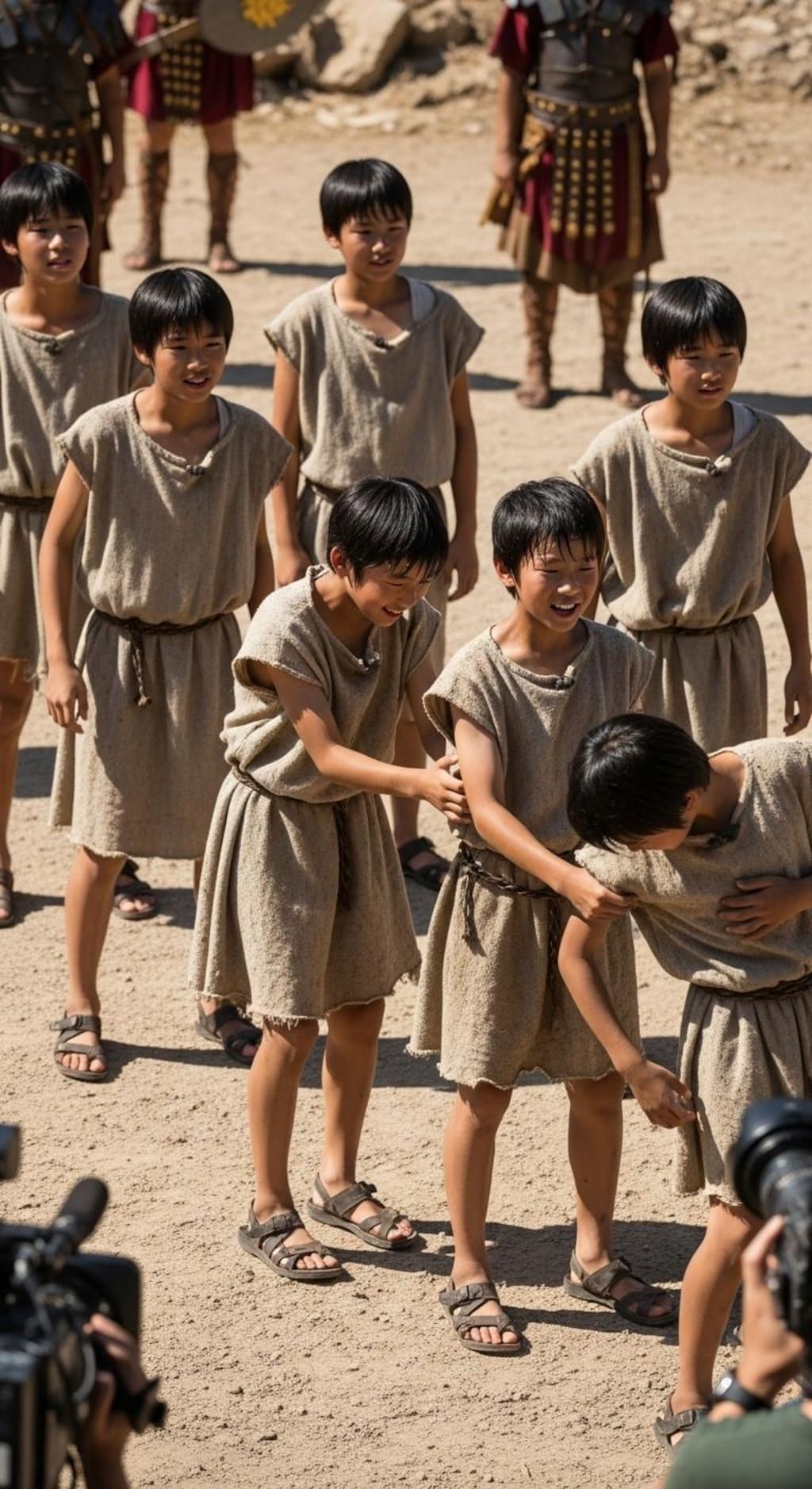 古代ローマ映画の奴隷少年エキストラ１