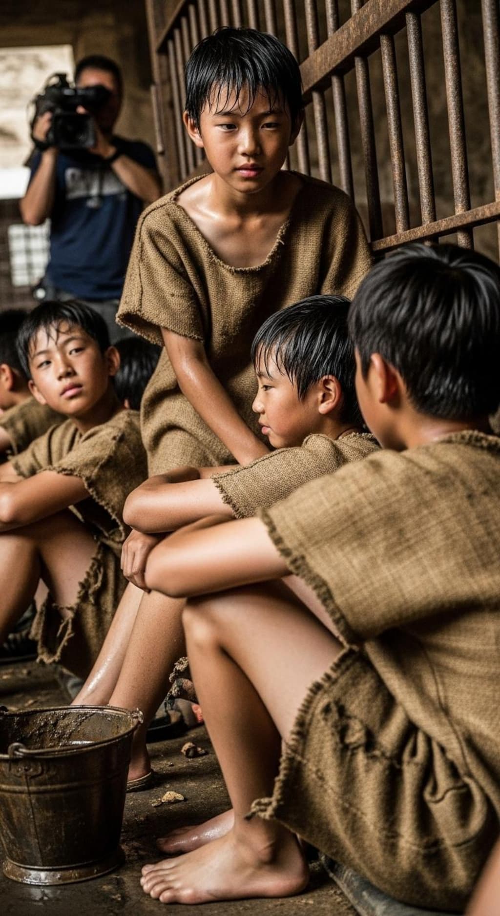 古代ローマ映画の奴隷少年エキストラ１
