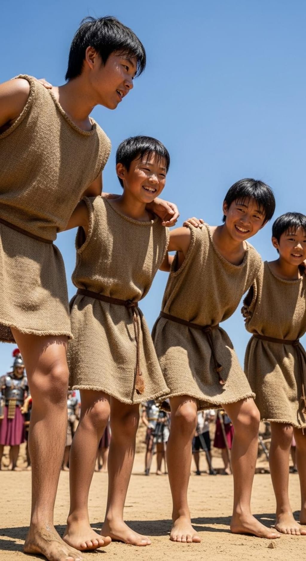 古代ローマ映画の奴隷少年エキストラ１