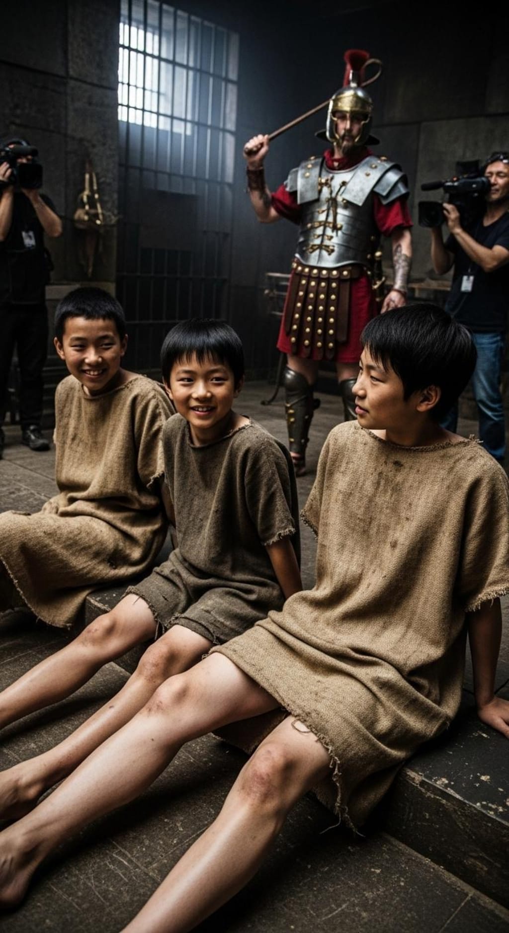古代ローマ映画の奴隷少年エキストラ１