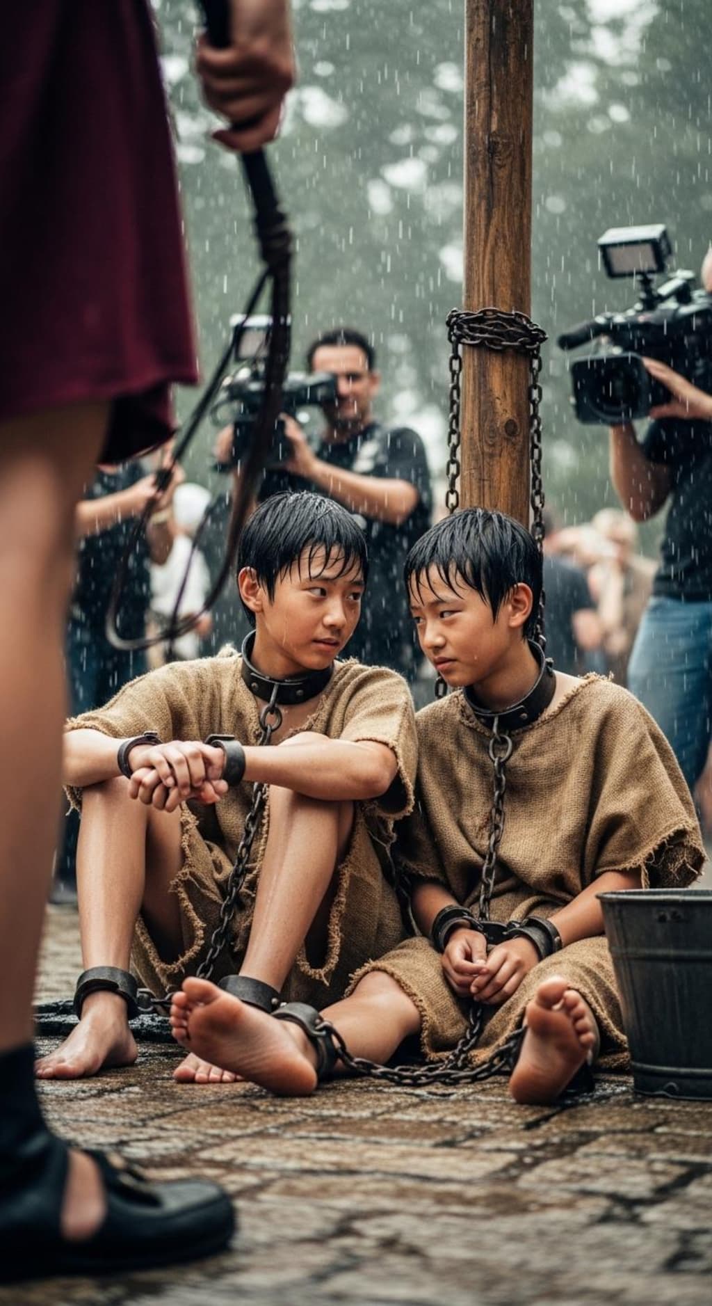 古代ローマ映画の奴隷少年エキストラ１