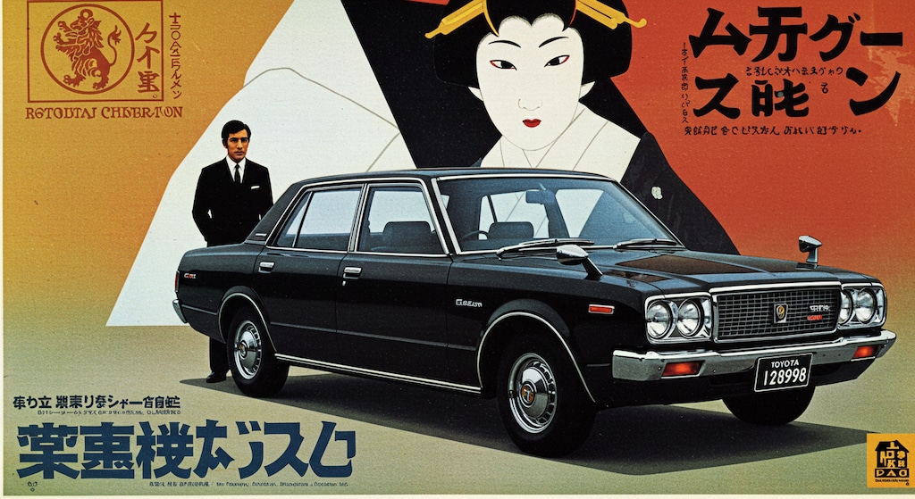 トヨペットクラウン広告風