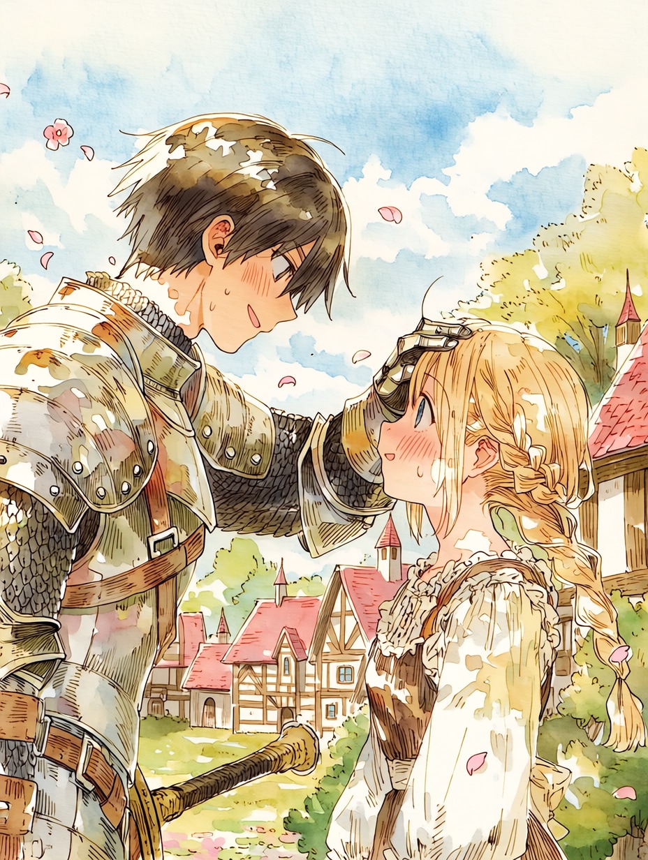 騎士と村娘100
