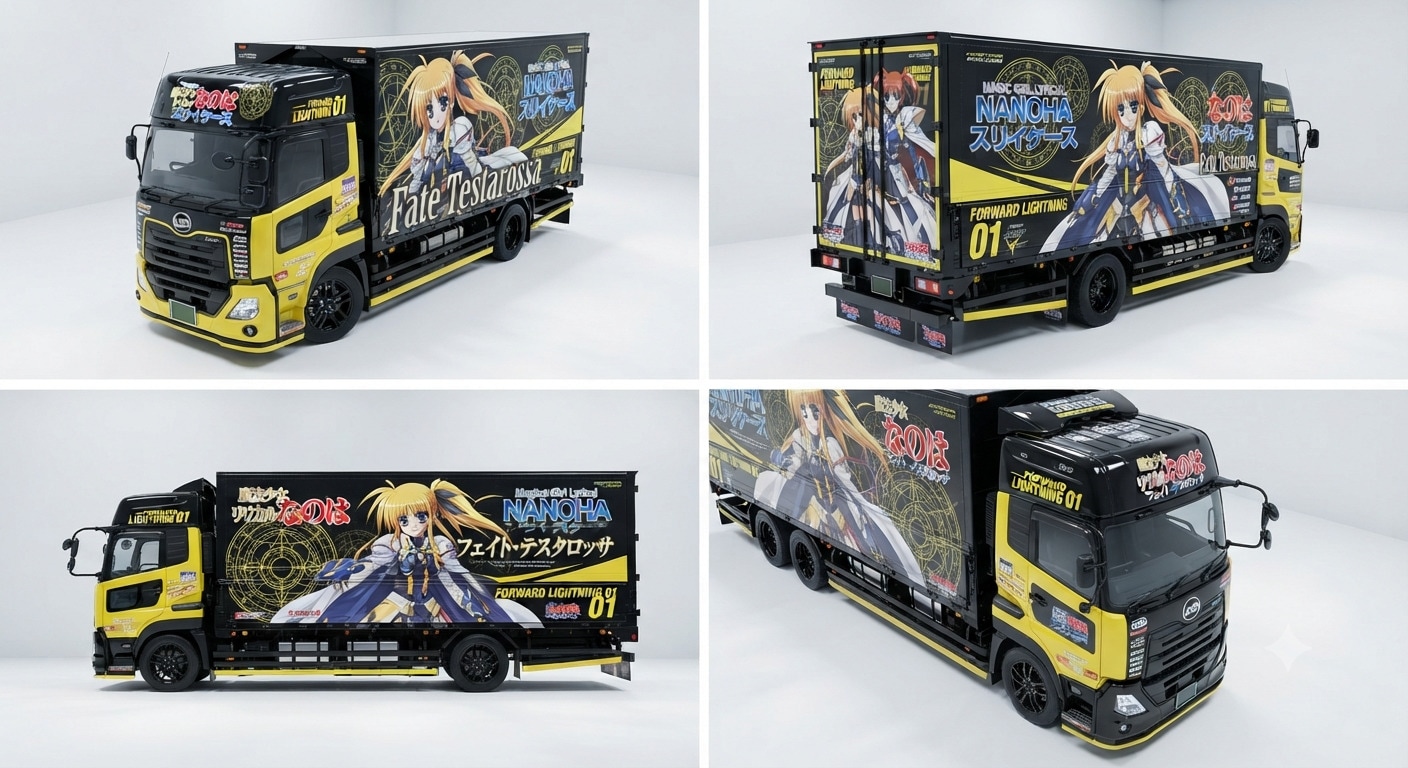 UDトラックフェイトテスタロッサ痛車 | の人気AIイラスト・グラビア