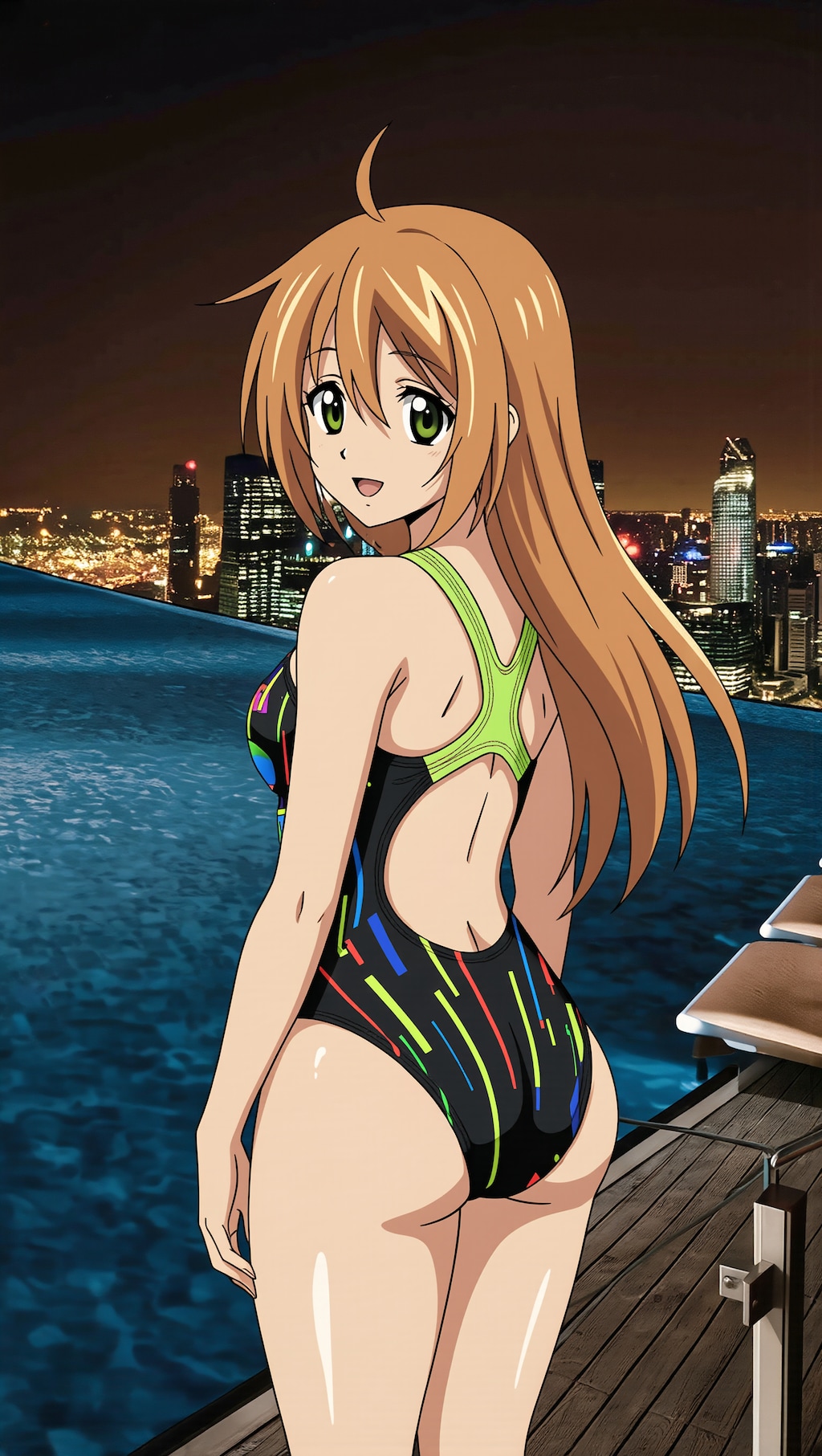 日高ユメミの競泳水着姿詰め合わせ　第1弾