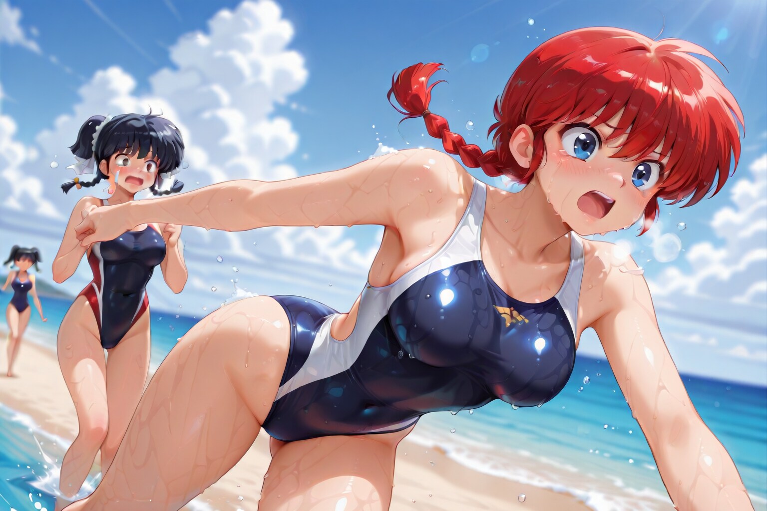 海練で泣く