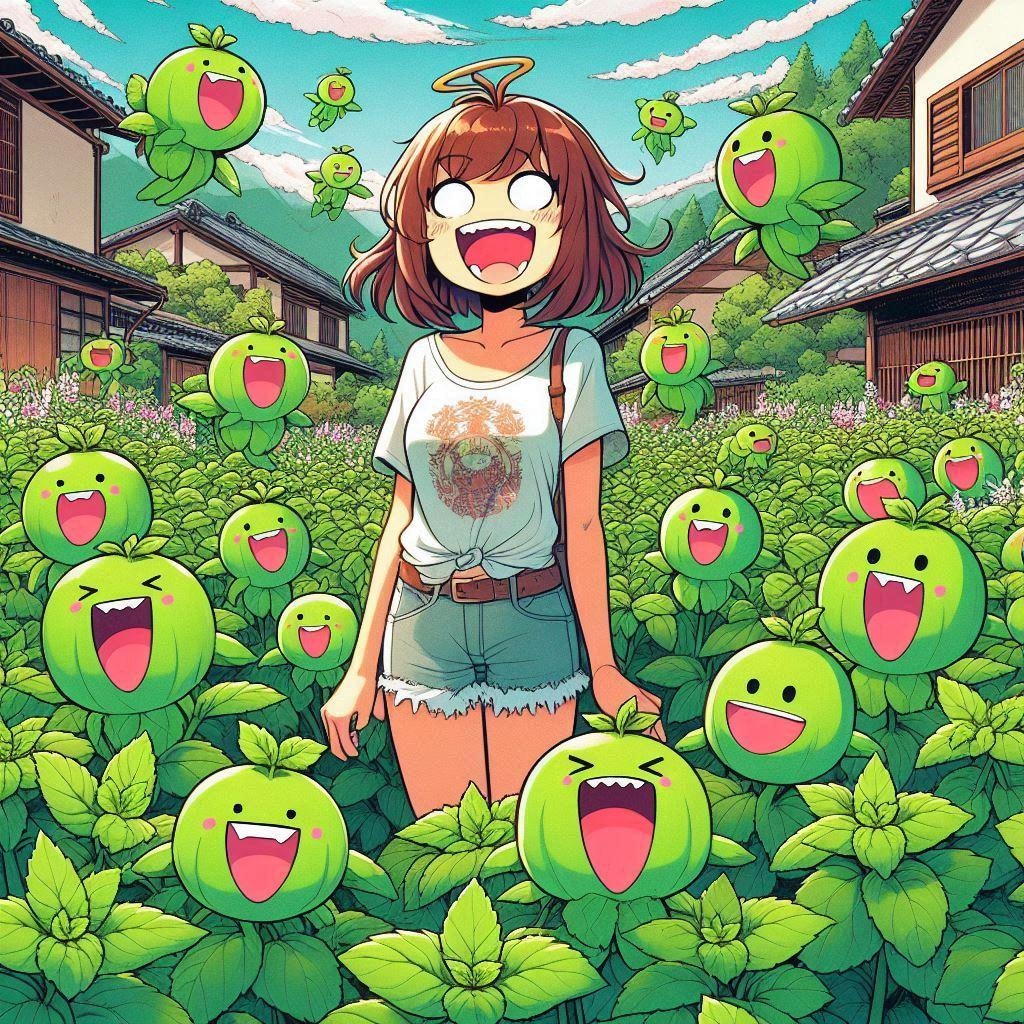 先月助けていただいたミントの葉です