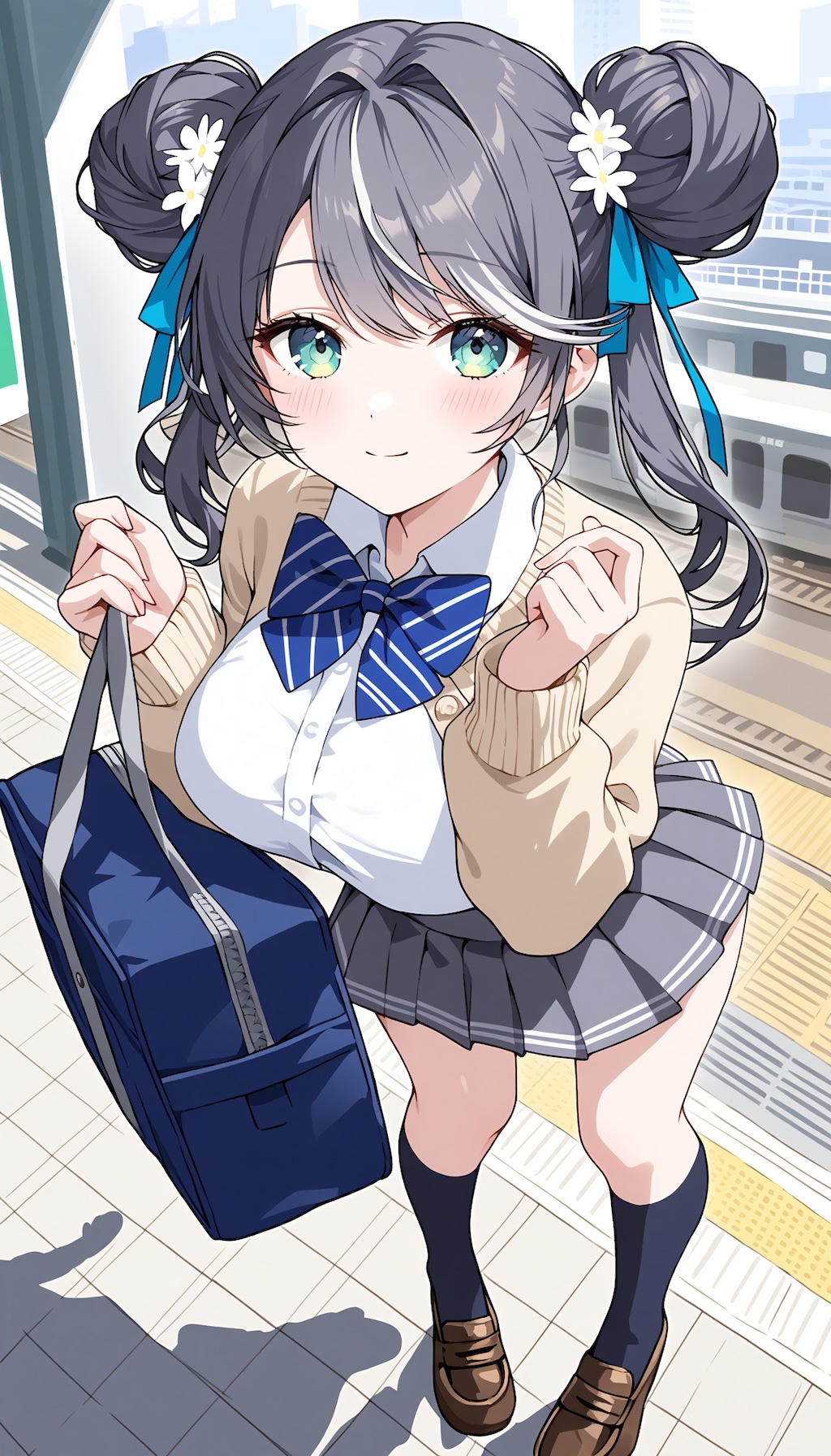 うちの子たちのハイウエスト学生服