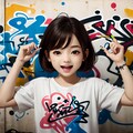 グラフィティアート少女 3枚目