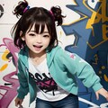グラフィティアート少女 2枚目