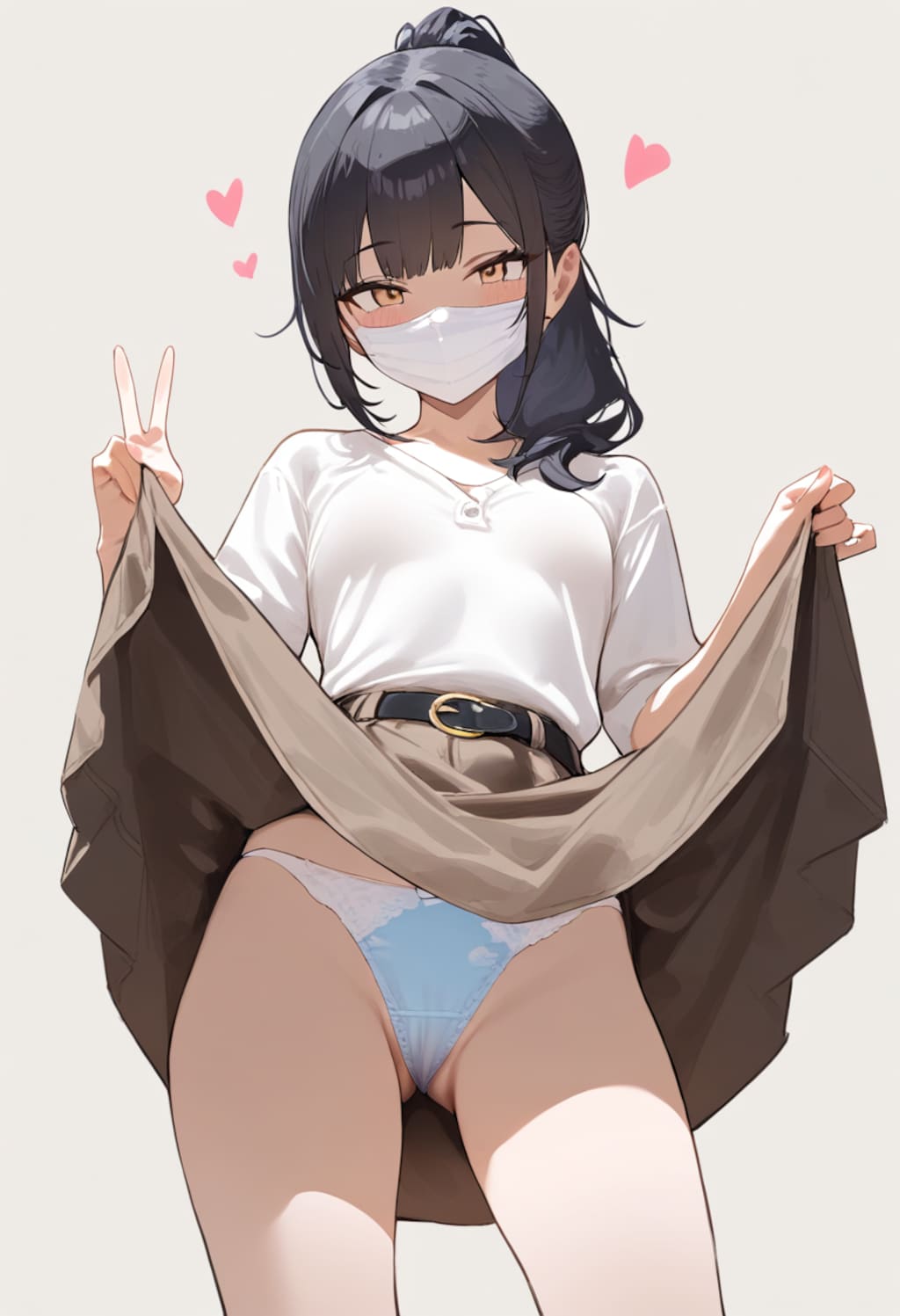 マスク女子