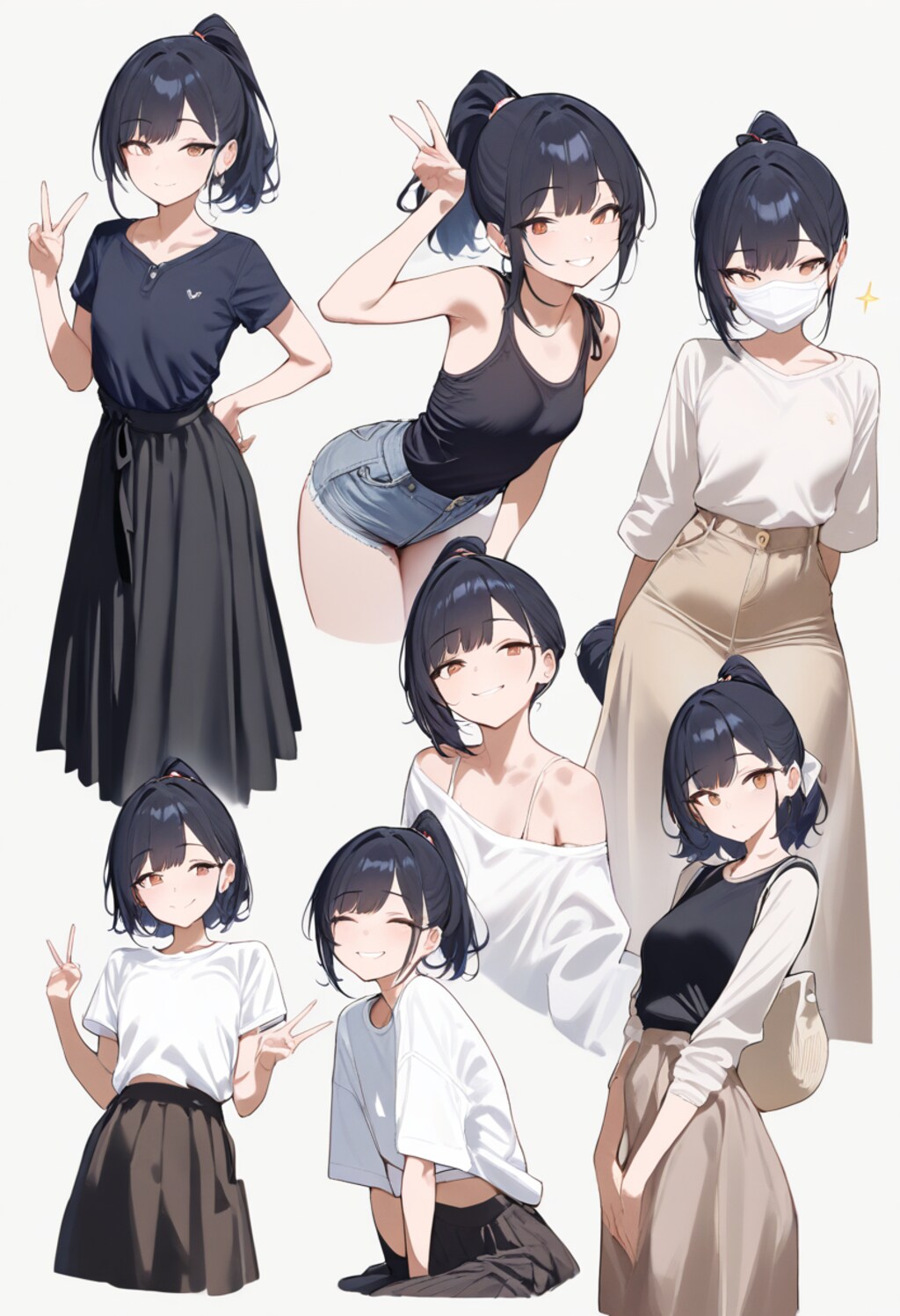 マスク女子