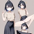 マスク女子 3枚目