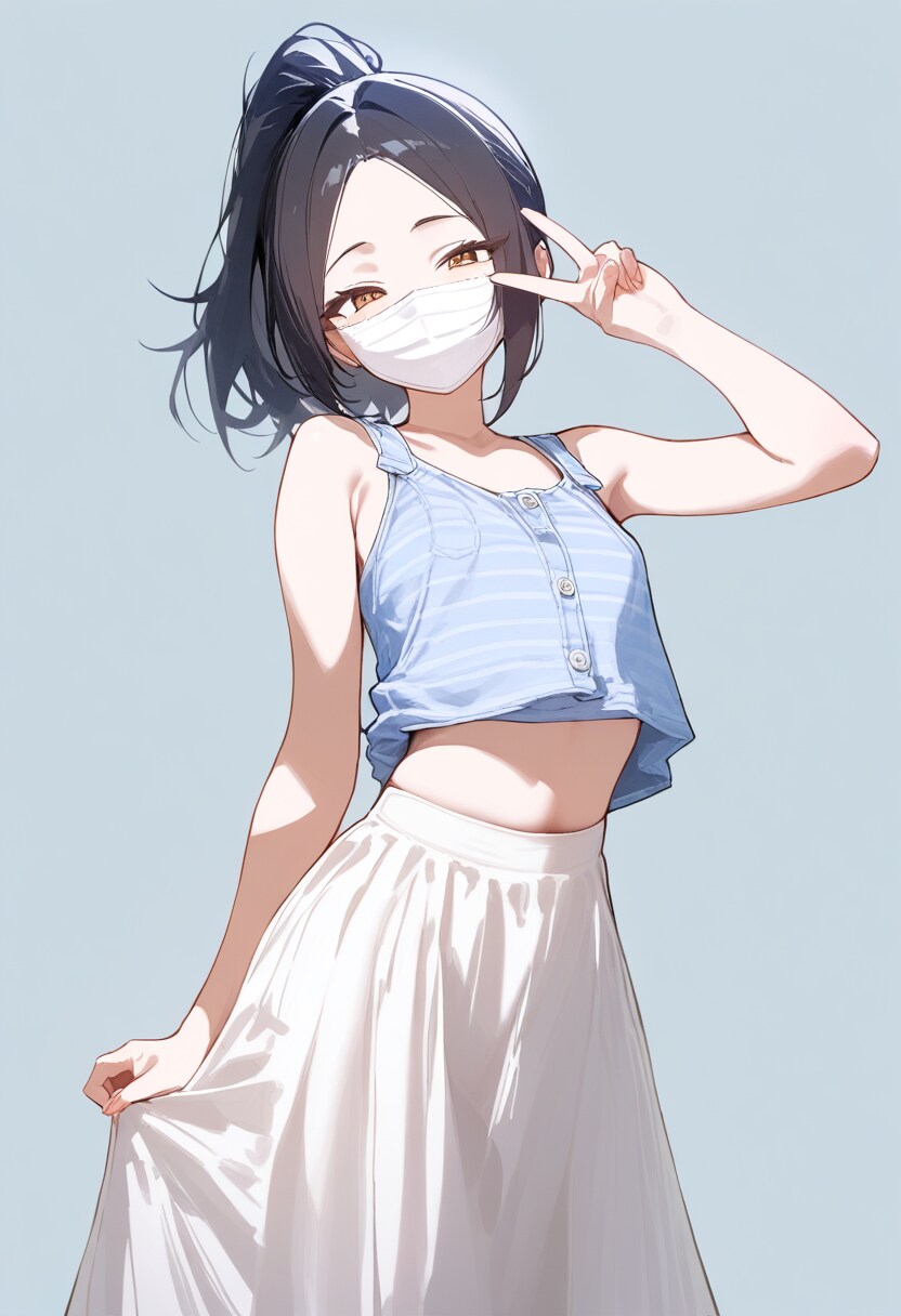 マスク女子