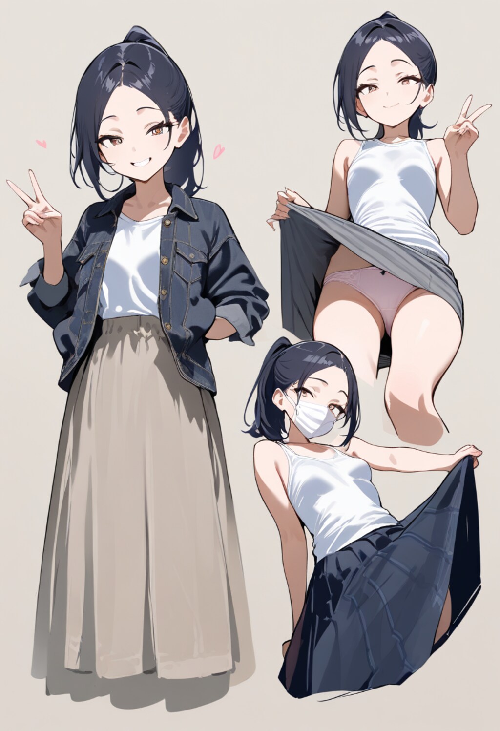 マスク女子