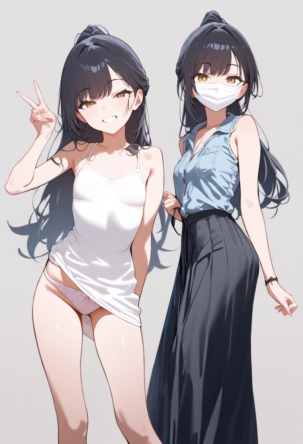 マスク女子