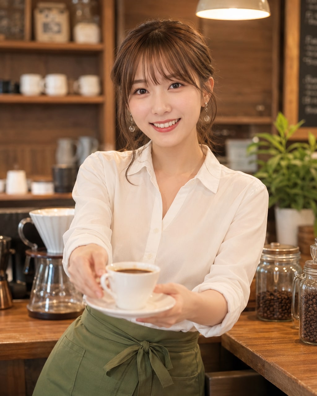 カフェ店員さん