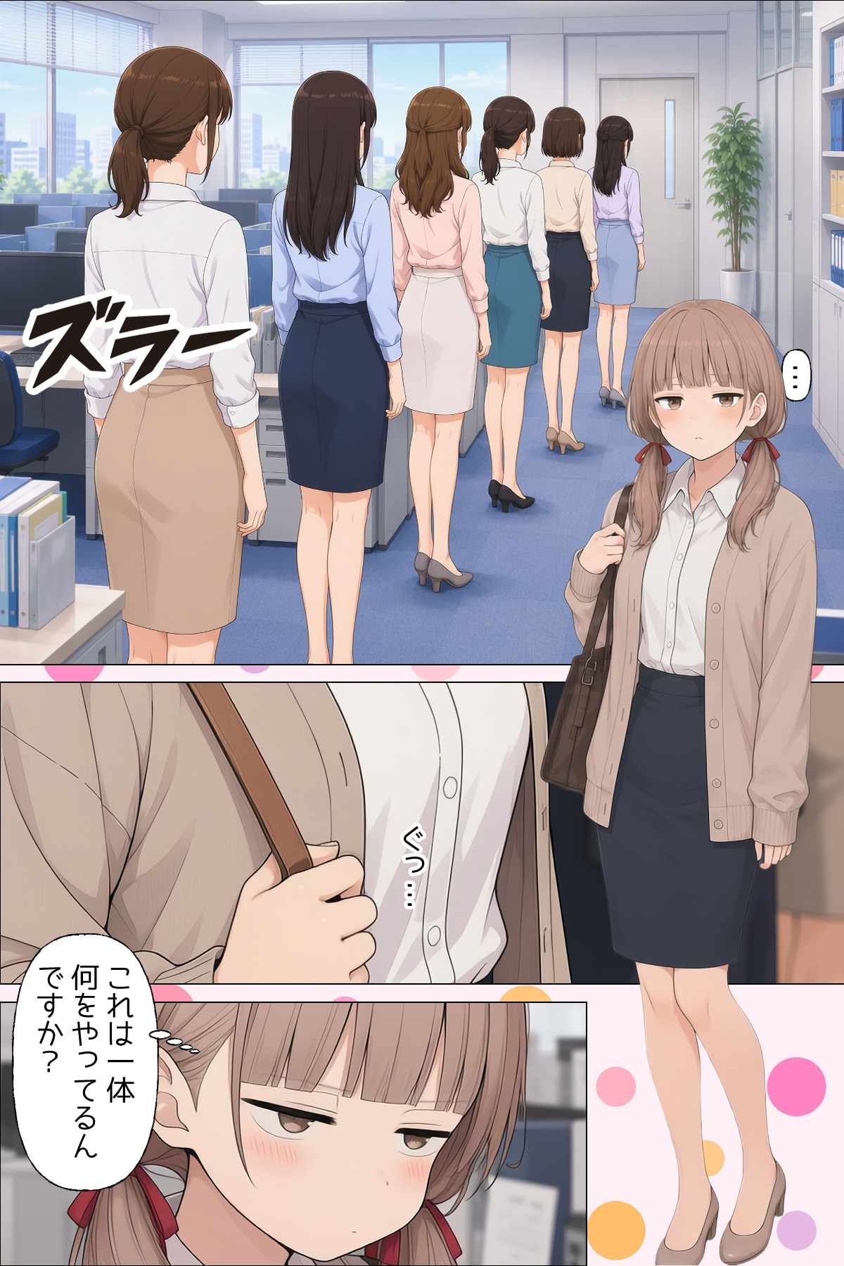 【短編漫画】日替わりさゆりさんの職場　抜き打ち下着チェック編