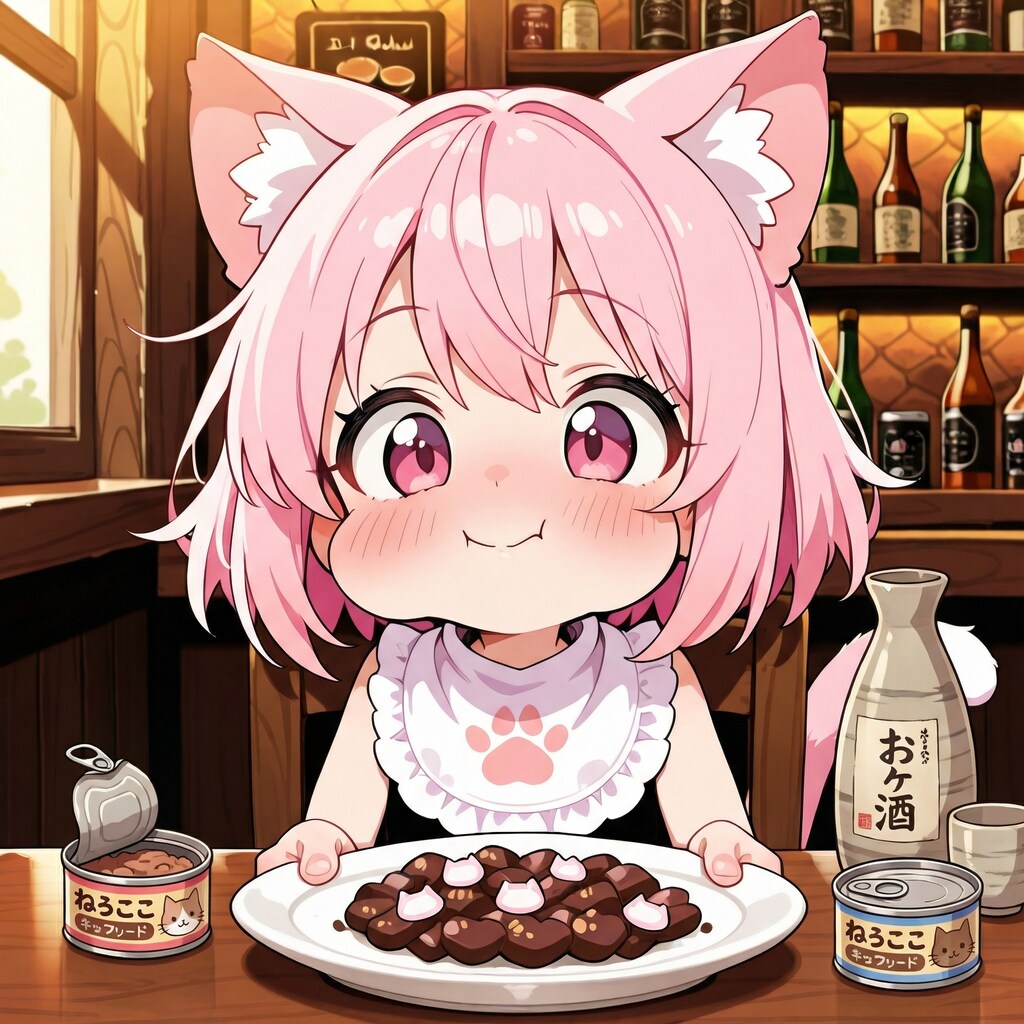 キャットフードがおつまみの居酒屋