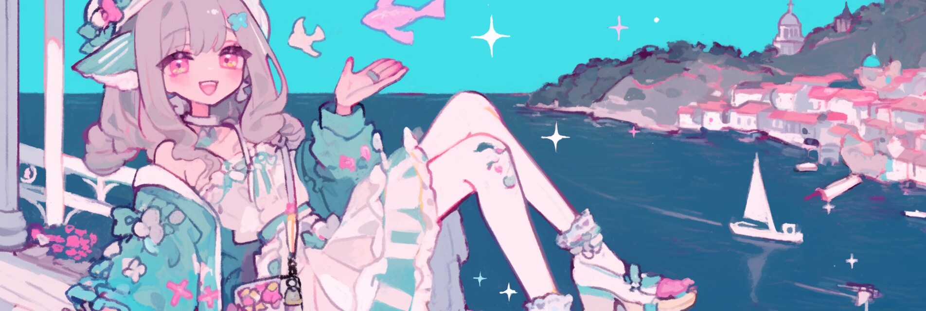 海辺の少女