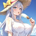 アイス食べよ？ 2枚目