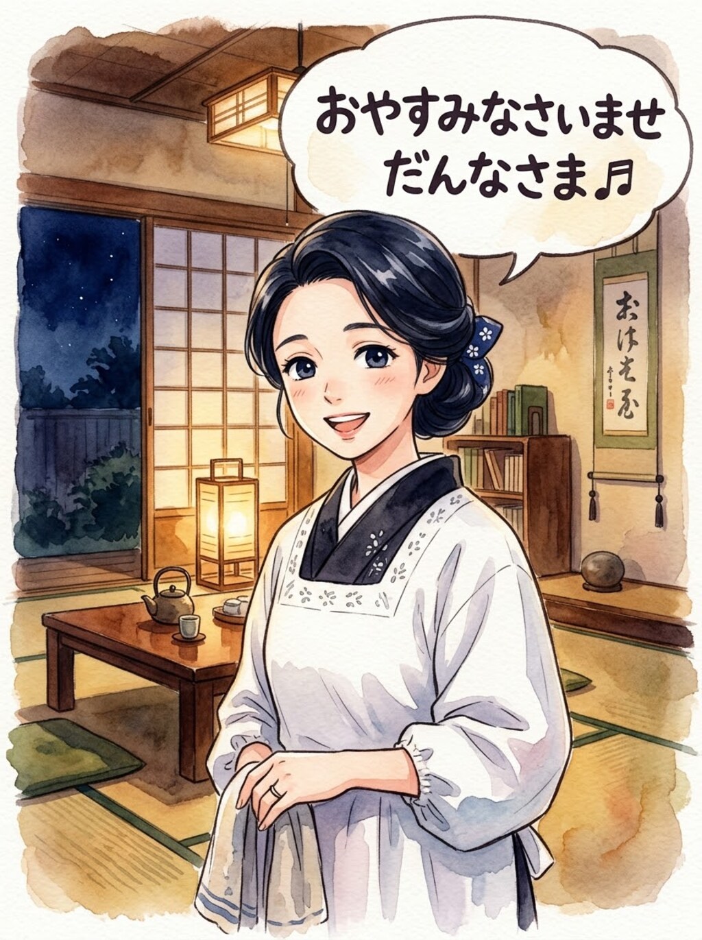 おやすみなさいませ だんなさま♬