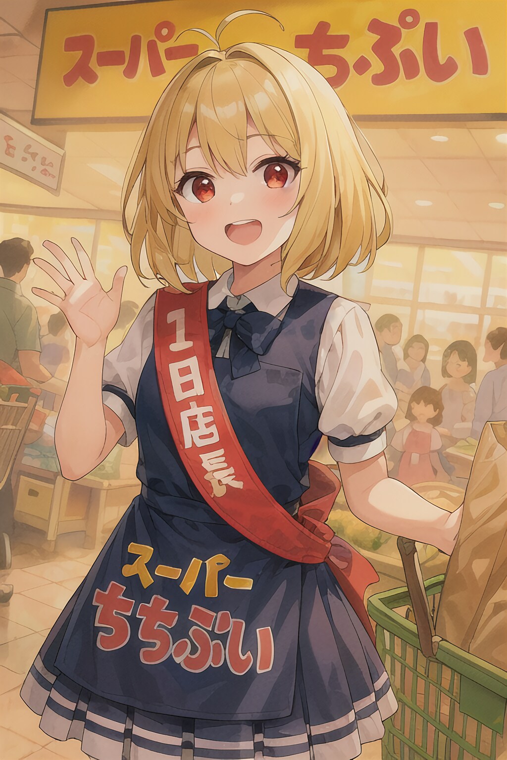 ナツミ1日店長 | の人気AIイラスト・グラビア