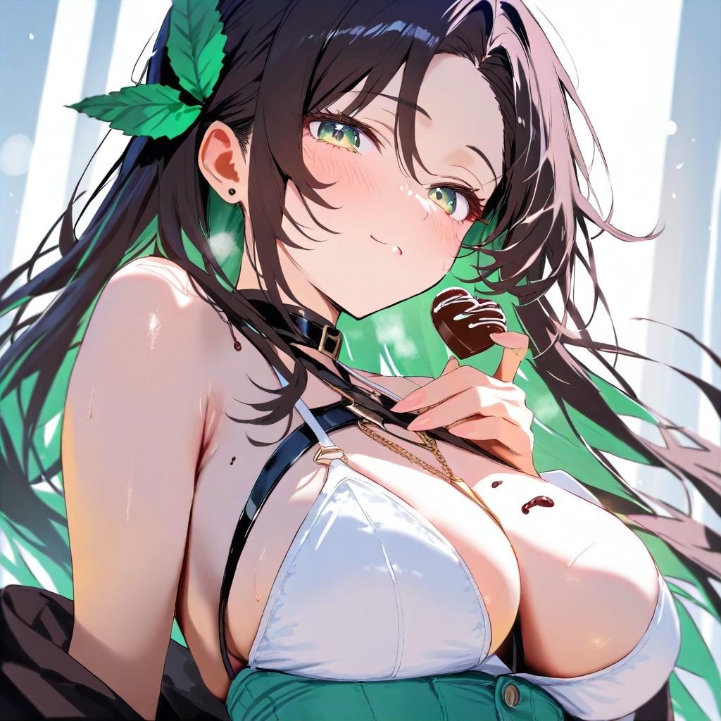 一語一絵「チョコミント」