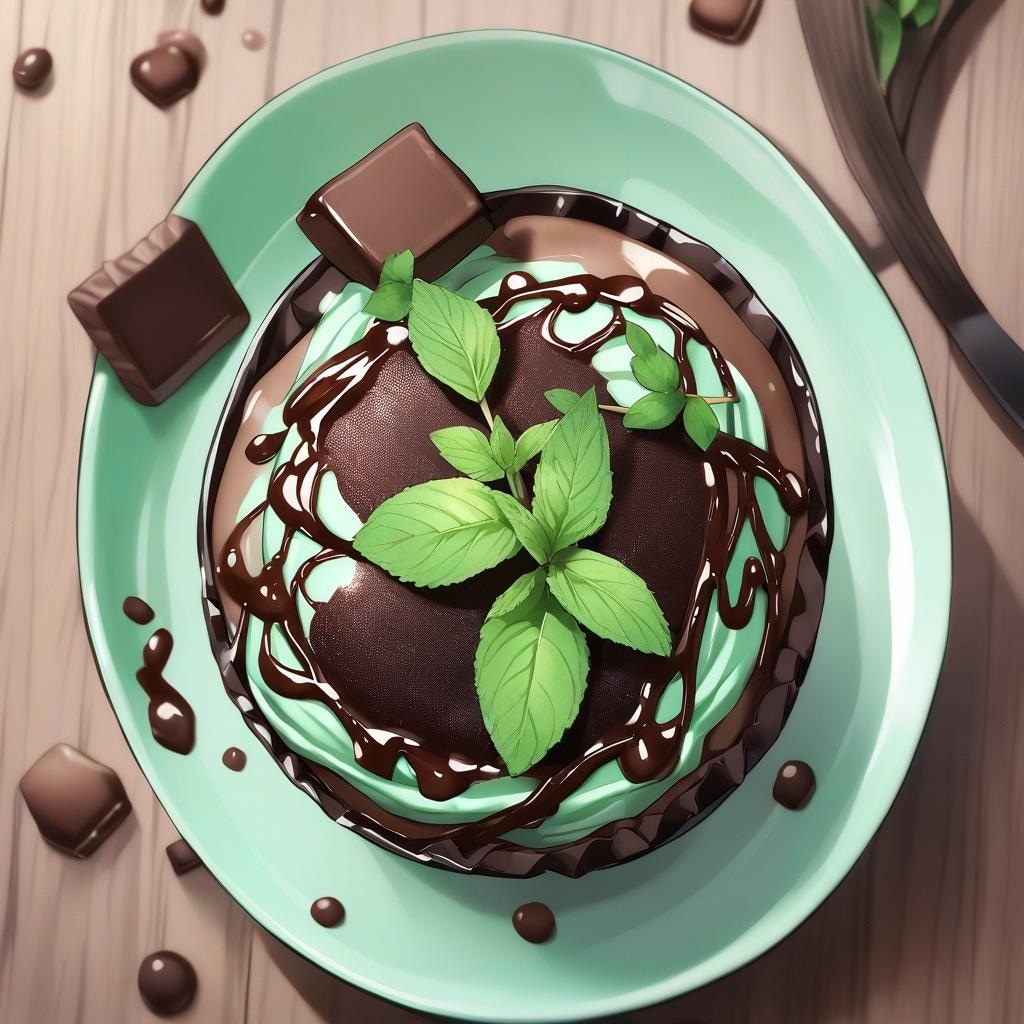 一語一絵「チョコミント」