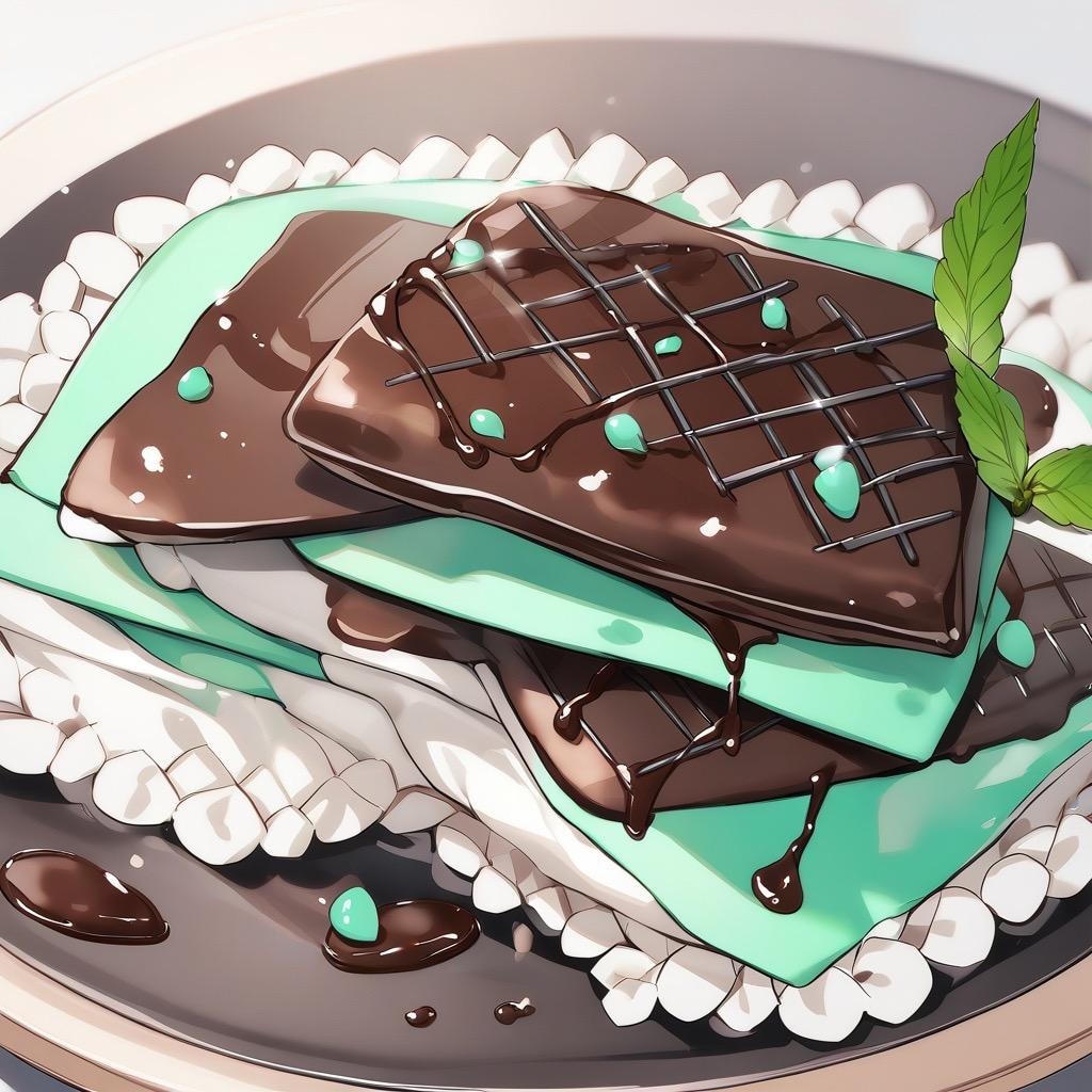 一語一絵「チョコミント」