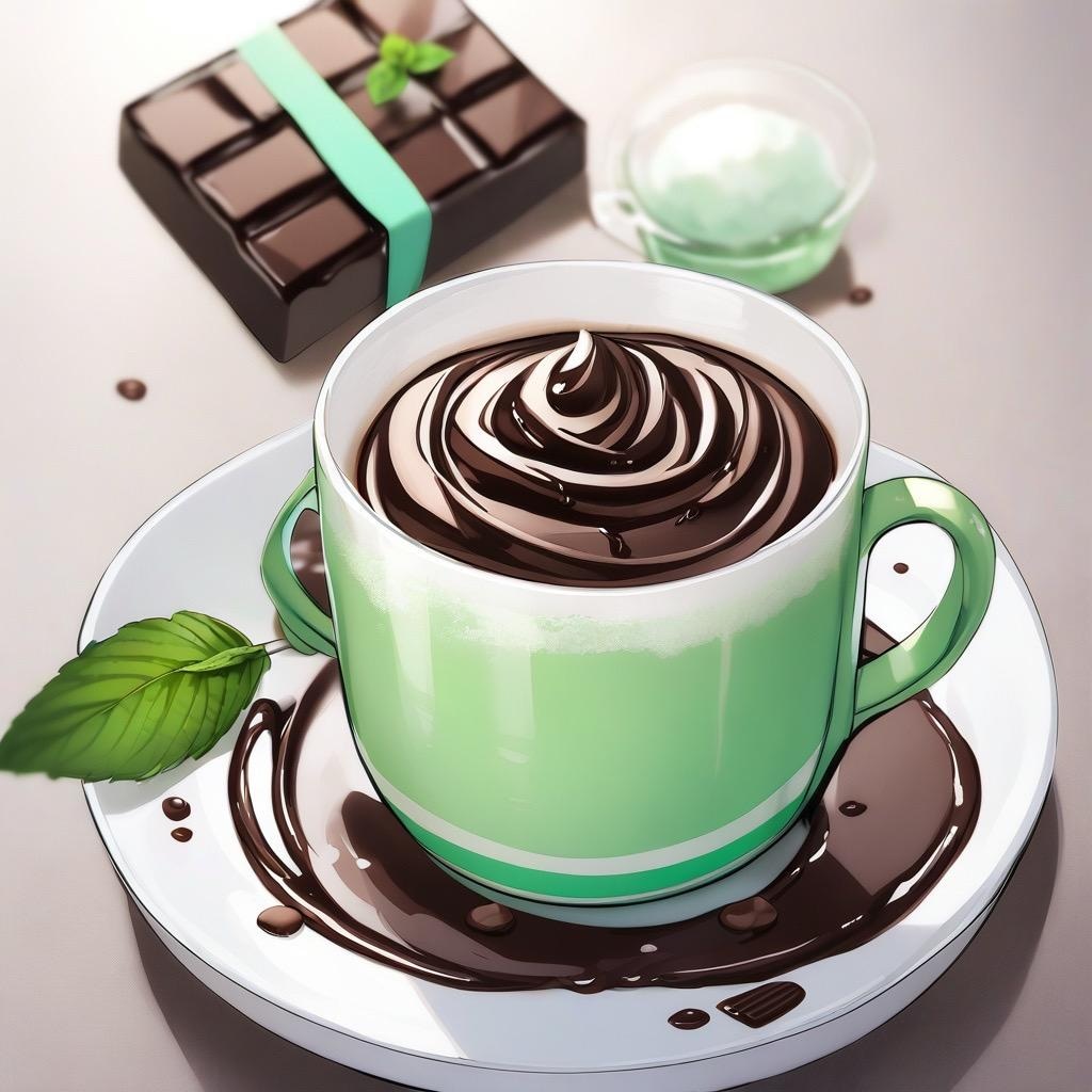 一語一絵「チョコミント」