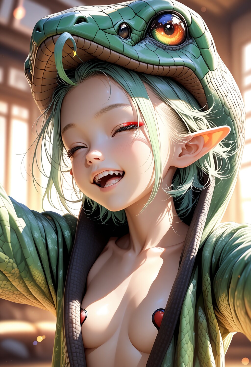 夕暮れスネークさん