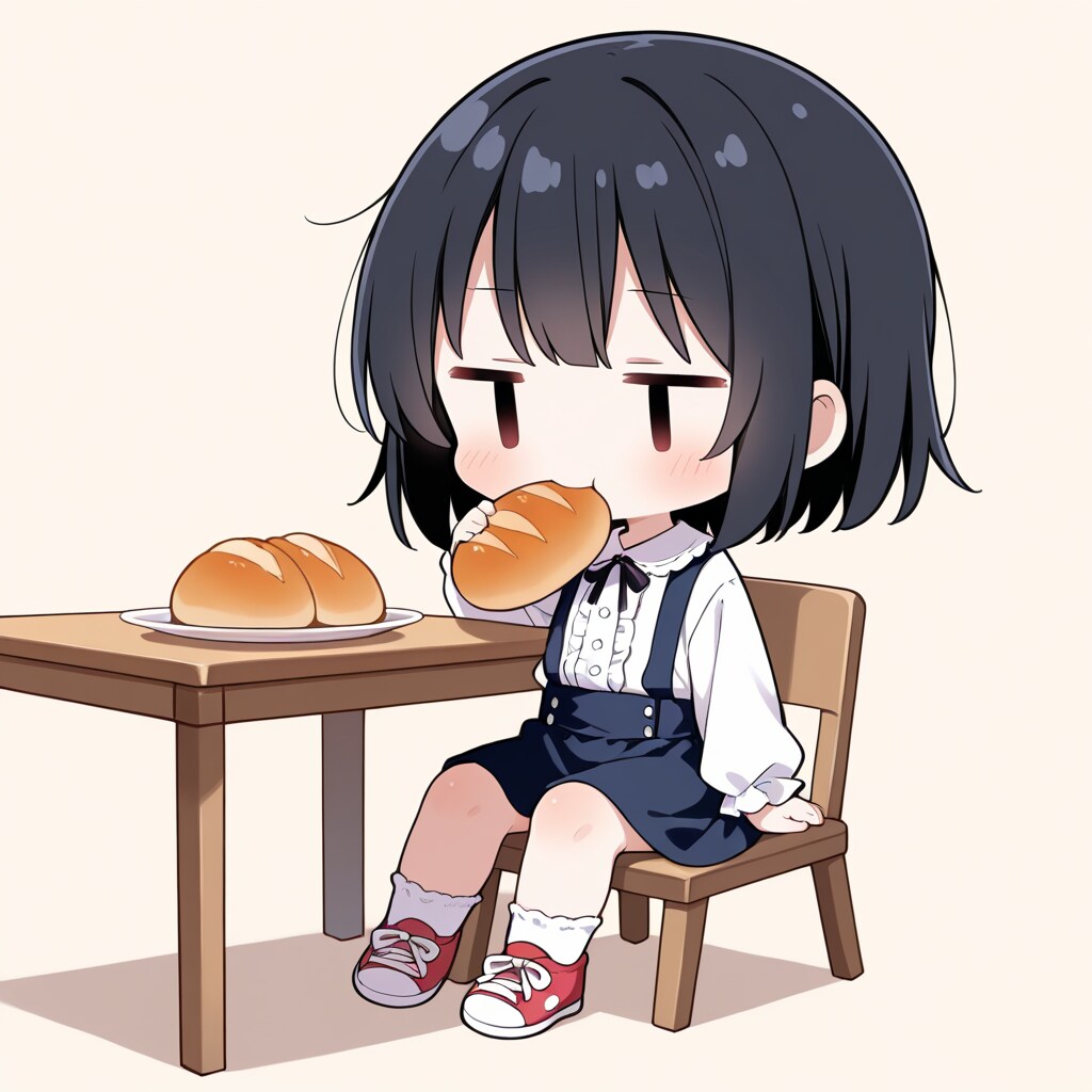 パンを食べる | の人気AIイラスト・グラビア