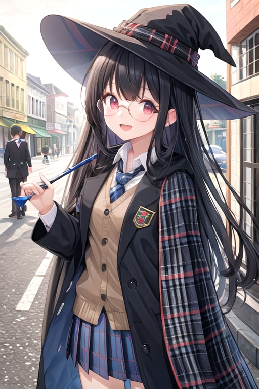 魔法使いの女子校生 | の人気AIイラスト・グラビア