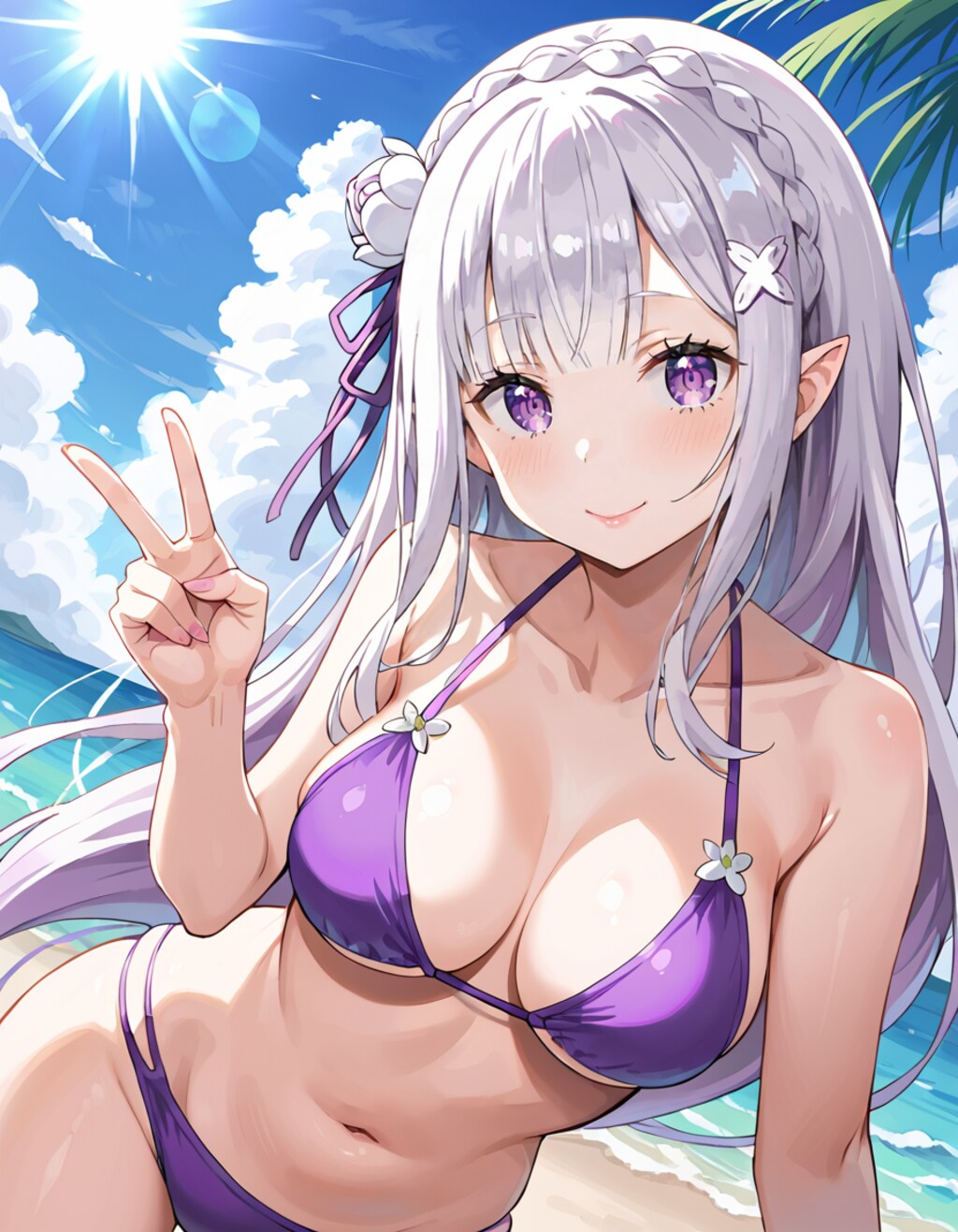 エミリアの水着