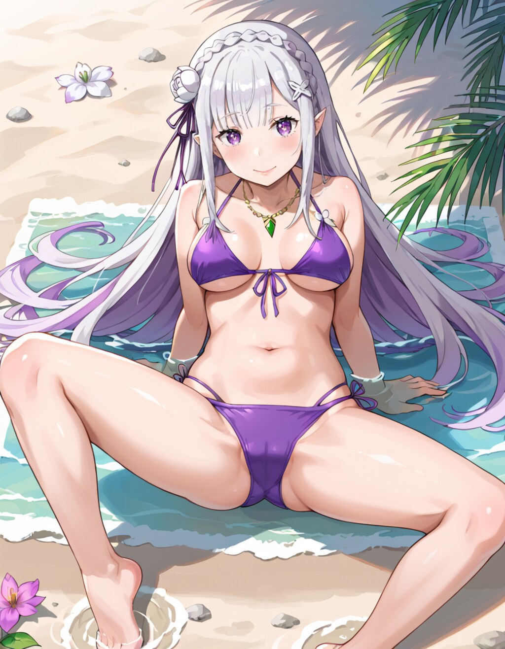 エミリアの水着