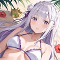 エミリアの水着 7枚目