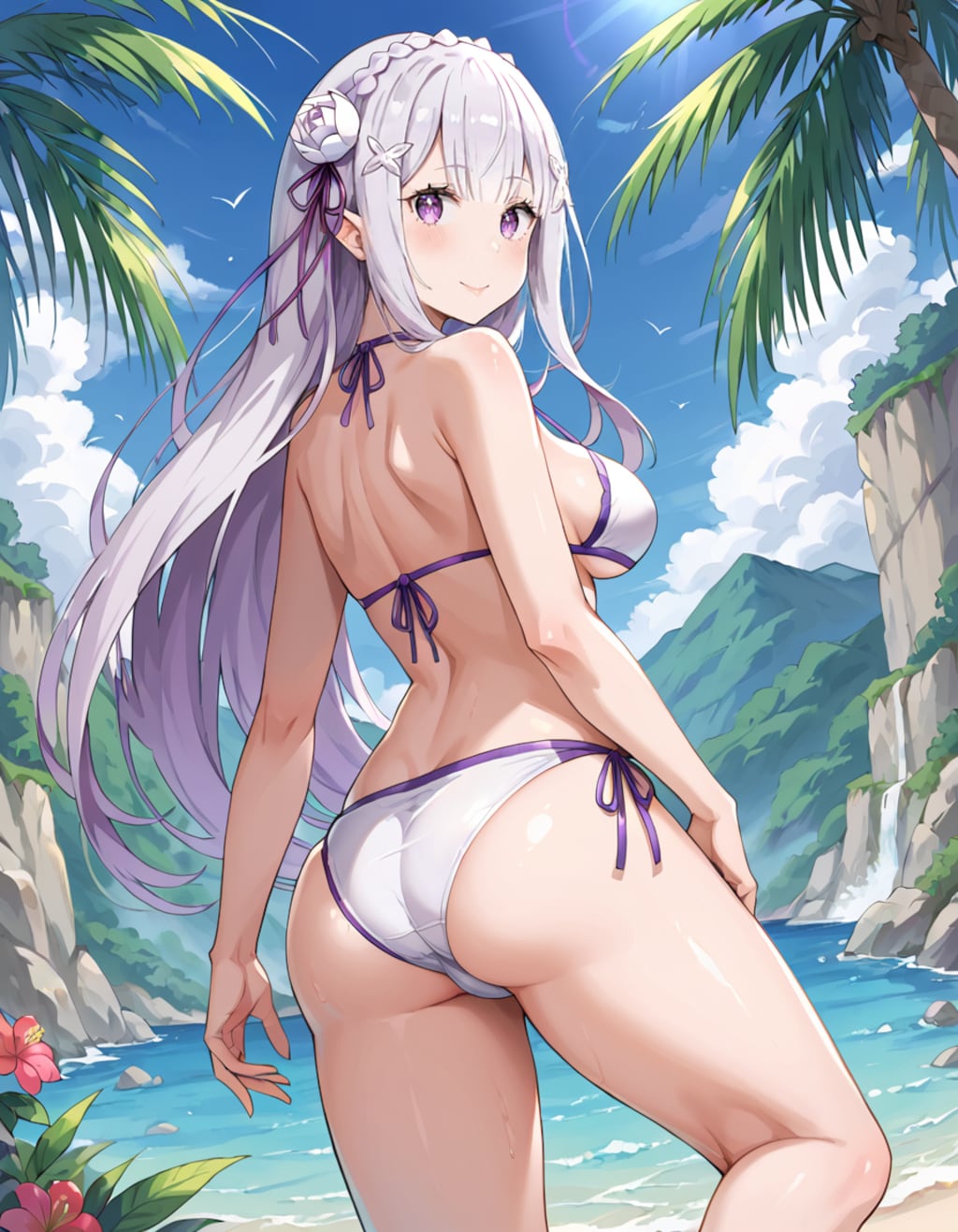 エミリアの水着