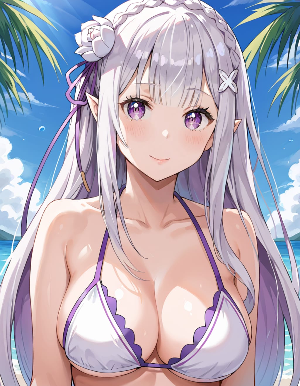 エミリアの水着